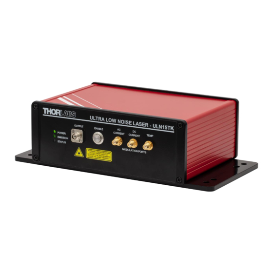 THORLABS ULN15TK User Manual