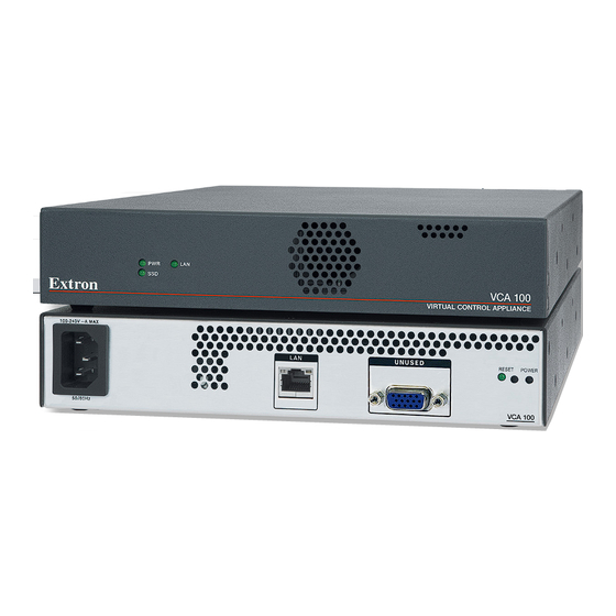 Extron electronics VCA 100 User Manual