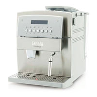 Gaggia Titanium SUP027YDR Operating Instructions Manual