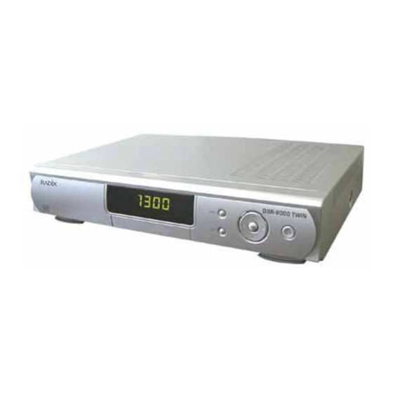 Radix DSR 9000 TWIN User Manual