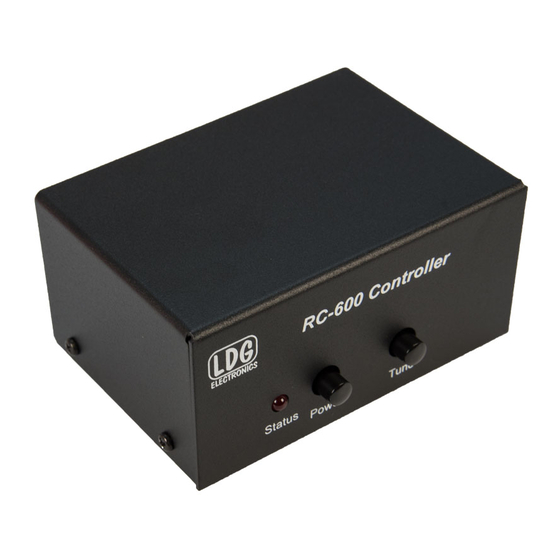 LDG RT-600 Operation Manual