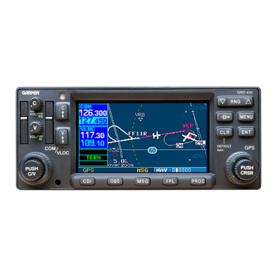 Garmin GPS 400W, GNC 420W Installation Manual