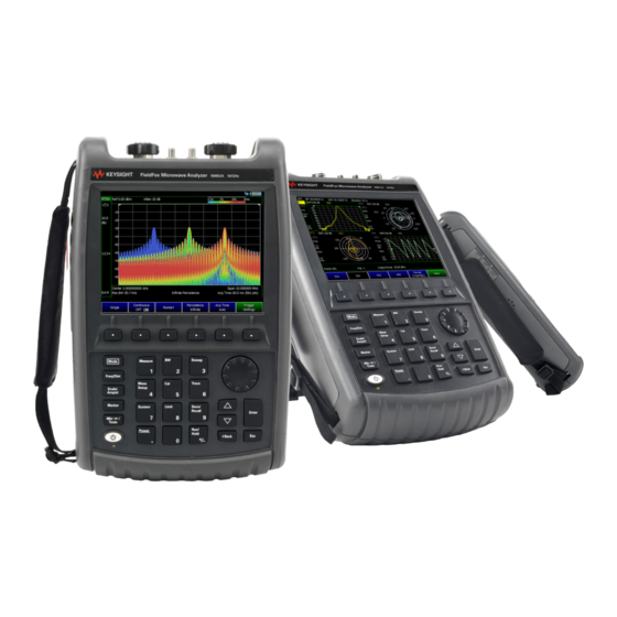 Keysight Technologies FieldFox N9913A Configuration Manual
