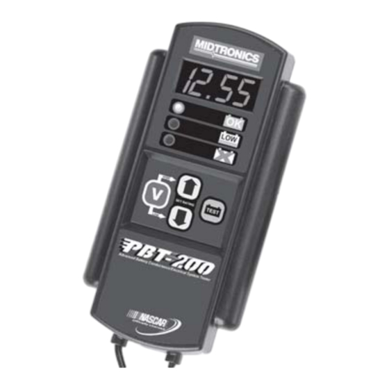 Midtronics PBT-200 Instruction Manual