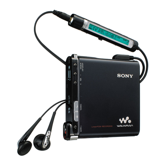 Sony MZ-M200 Hi-MD Music Transfer Version 1 for Mac  (User Manual) Operating Instructions Manual