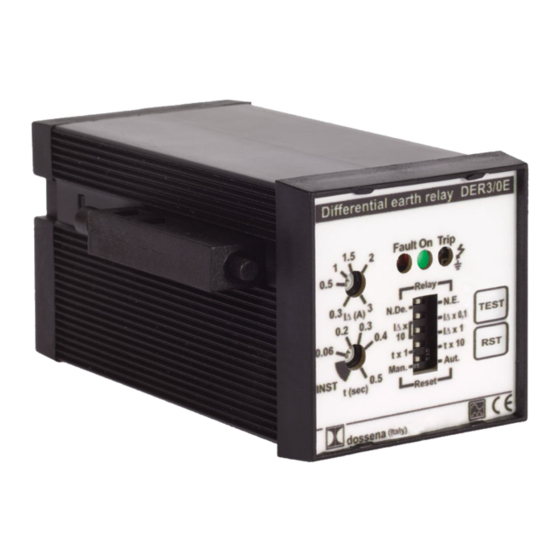 Dossena DER3/0 Series Manual