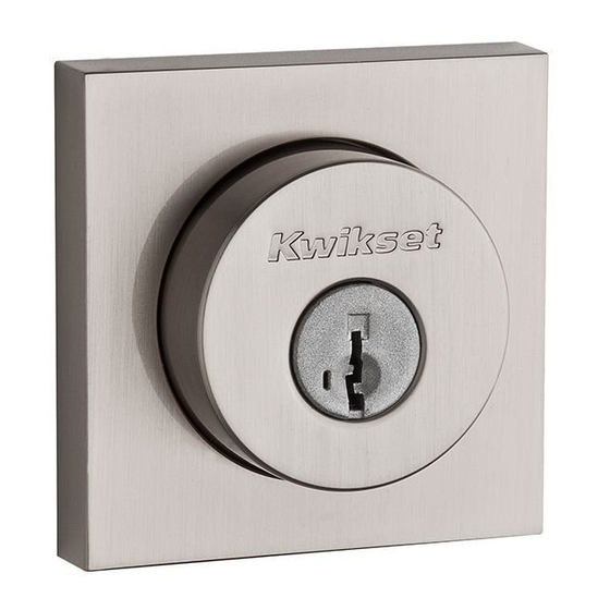 Kwikset 159 Installation Manual