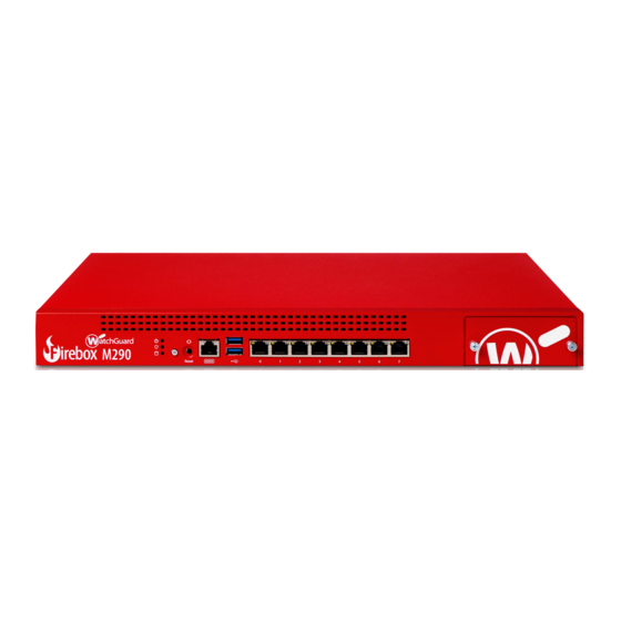 Watchguard M290 Hardware Manual