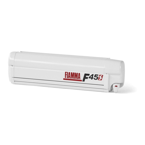Fiamma F45s 150 Installation And Usage Instructions