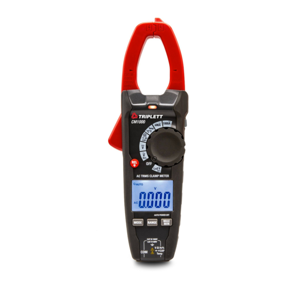 Triplett CM1050 User Manual