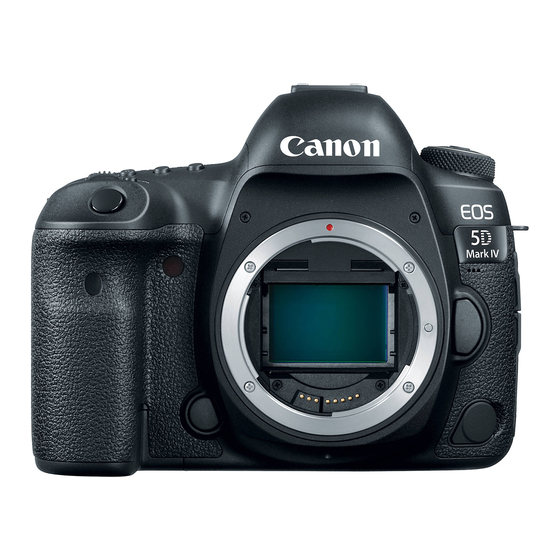 Canon EOS 5D Mark IV Instruction Manual