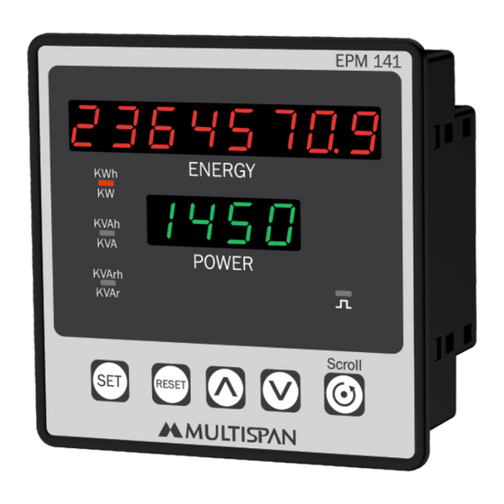 MULTISPAN EPM-141 Operating Manual