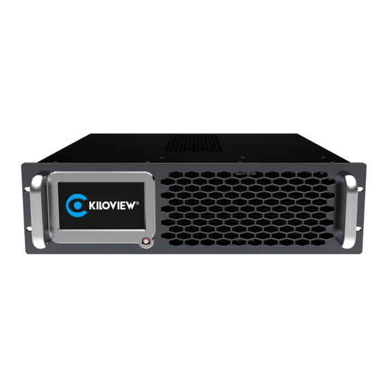 Kiloview NDI CORE MAX NDI Video Router Operating Guide | ManualsLib