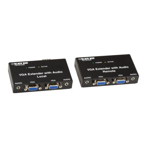 Black Box AC555A Manual