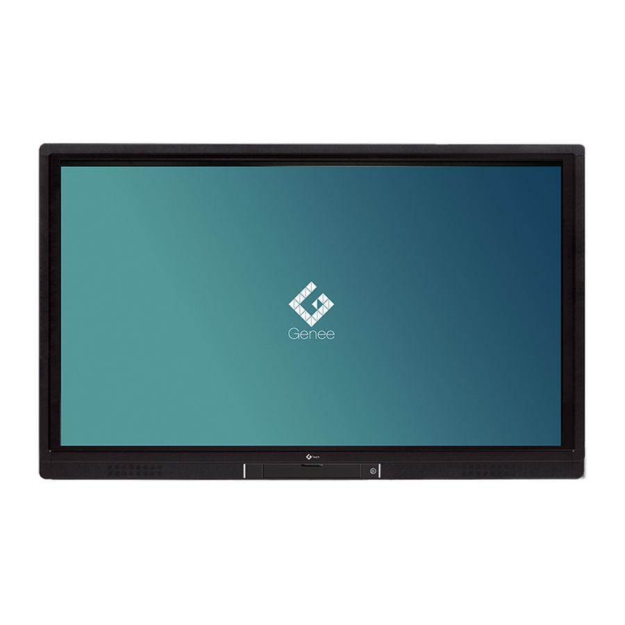 Genee G-Touch User Manual