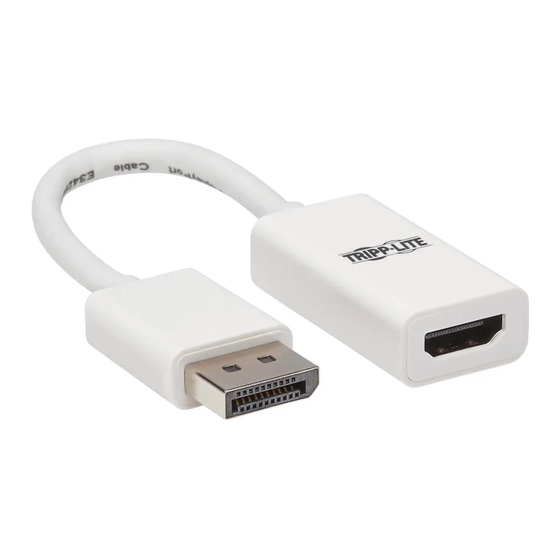 Tripp Lite P136-06N-HDR-W Quick Start Manual