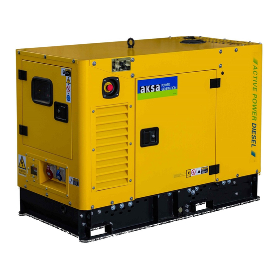 Aksa APD12A Installation, Recommendations And Operations Manual