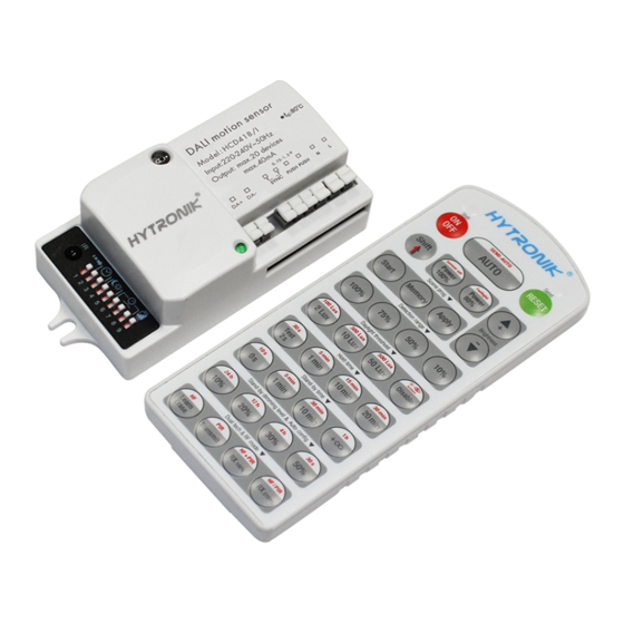 Hytronik HCD418/I Quick Start Manual