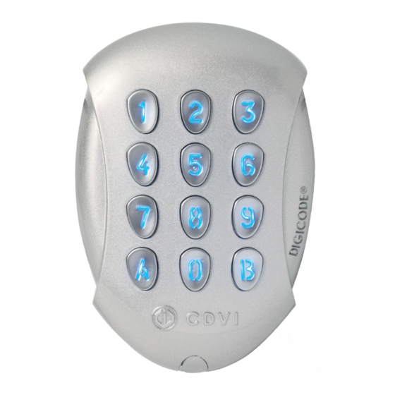 CDVI GALEO BT Manual