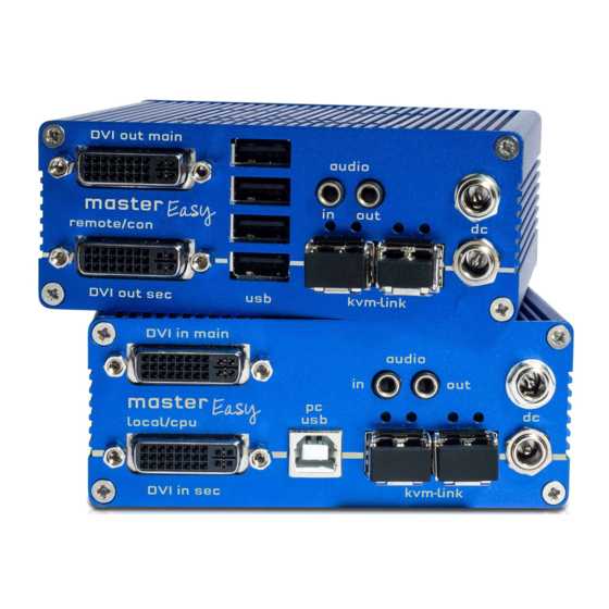 KVM-TEC masterEASY Manual