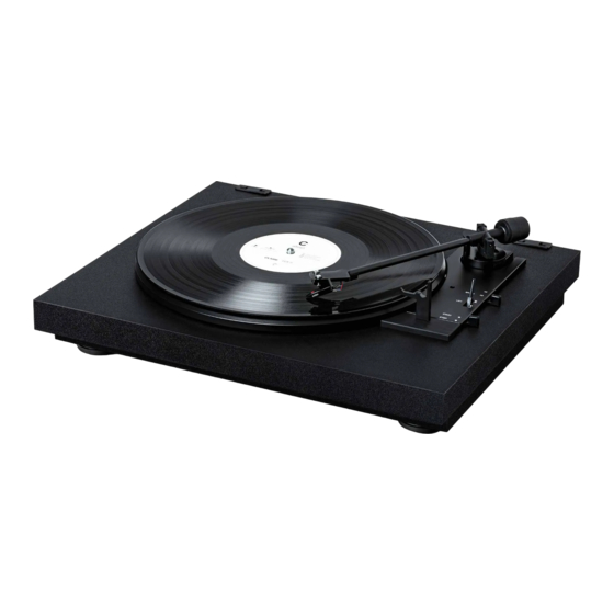 Pro-Ject Audio Systems A1 Instructions For Use Manual
