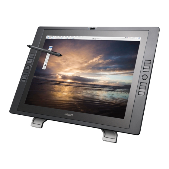 Wacom CINTIQ 21UX Installation Manual & Hardware Manual