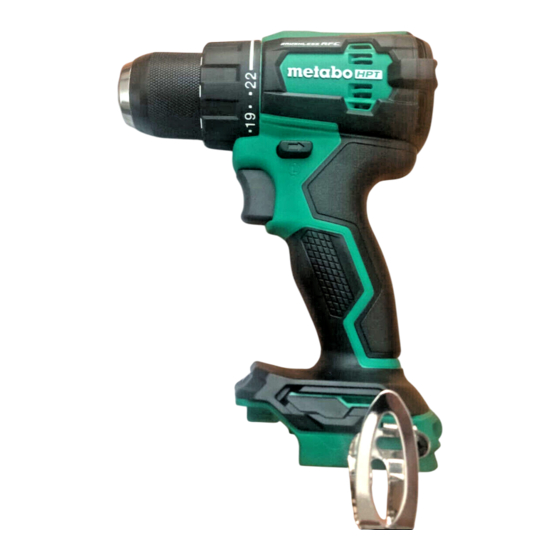 Metabo HPT DS 18DEX Safety Instructions And Instruction Manual