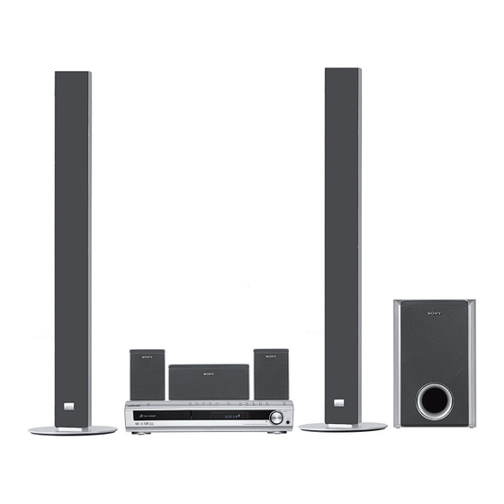 Sony DAV-DX250 Specifications