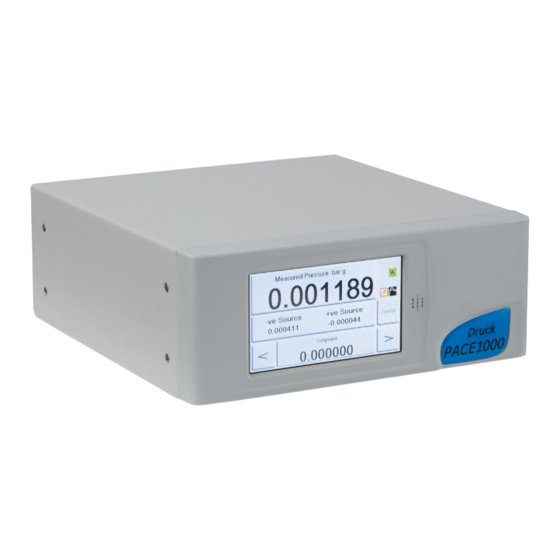 Baker Hughes Druck PACE Series Calibration Manual
