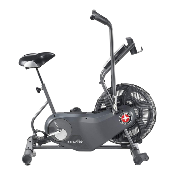 Schwinn Airdyne AD6 Wind Screen International model Installation Manual
