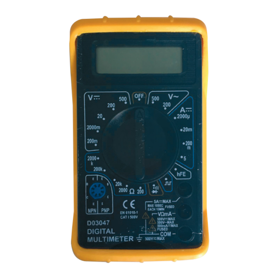 Duratool D03046 Operator's Instruction Manual
