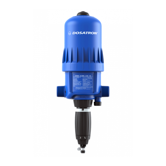 dosatron MKD40MZ5AF Manual