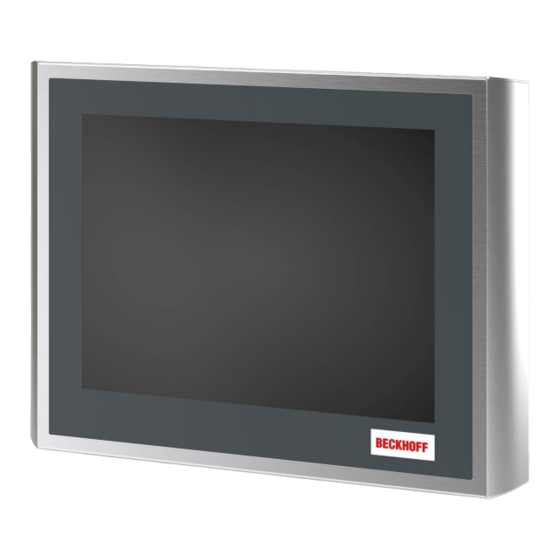 Beckhoff CP79-14 Series Control Panel Manuals