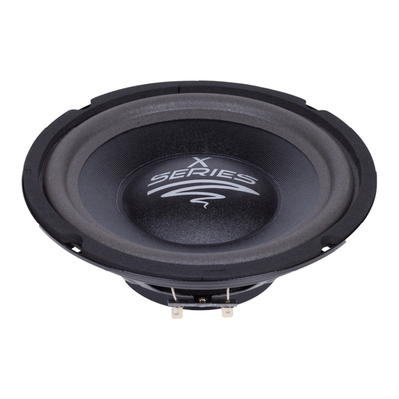 Audio System AX 08 FLAT User Manual