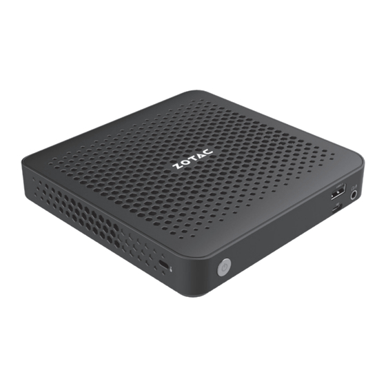 Zotac ZBOX M Series User Manual