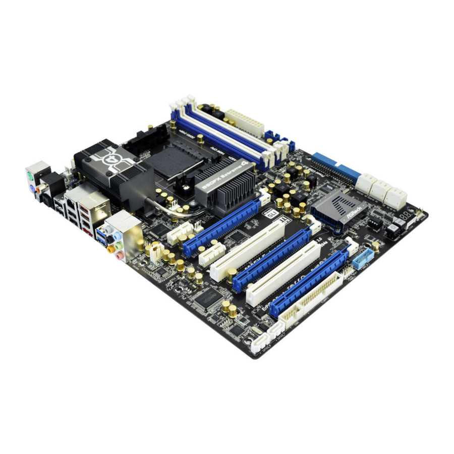 ASROCK 990FX Extreme4 Manual