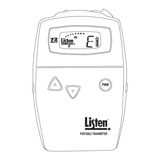 Listen LT-700 User Manual