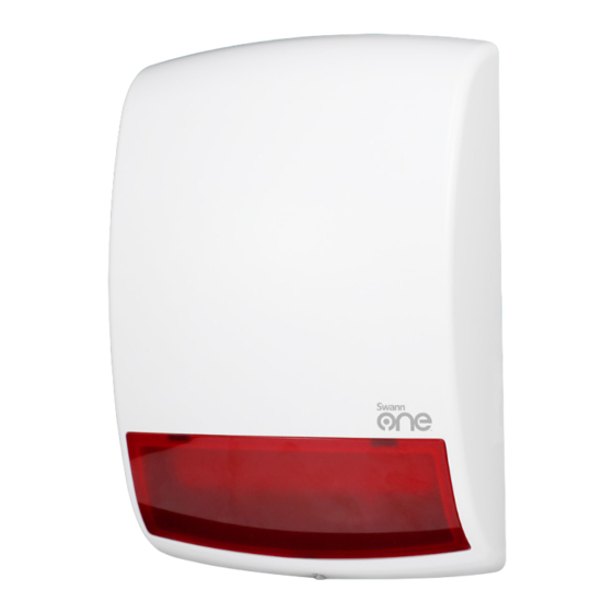 Swann One Outdoor Siren Quick Start Manual