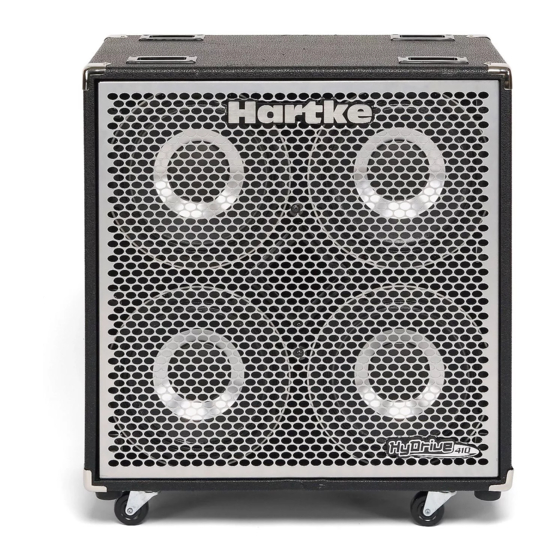 Hartke Hydrive HX115 Owner's Manual