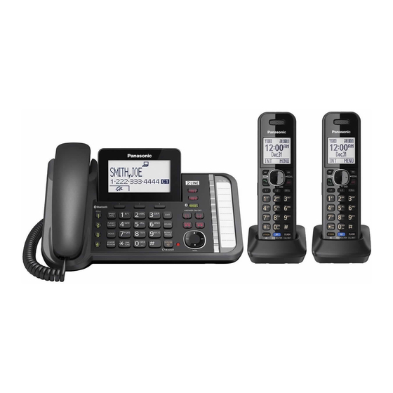 User Manuals: Panasonic KX-TG9582 Corded/Cordless Phone