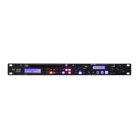 Beyond Acoustic CSU-100R Instruction Manual