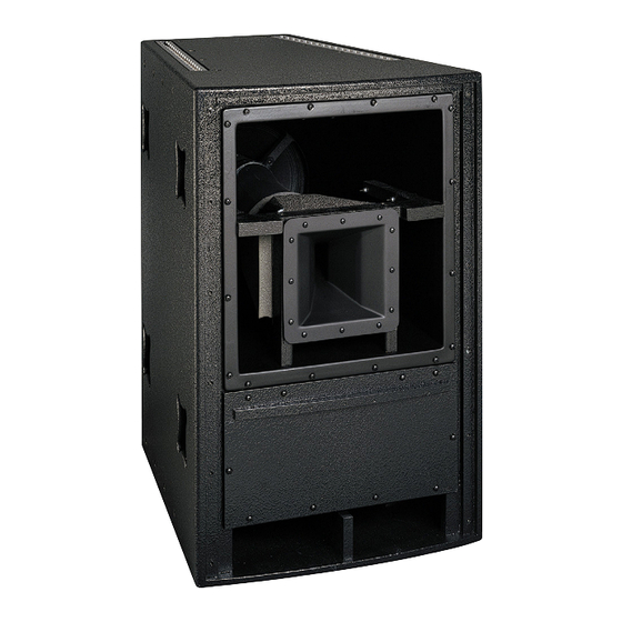 Electro-Voice Xi Series Xi-1153A/64F Technical Specifications