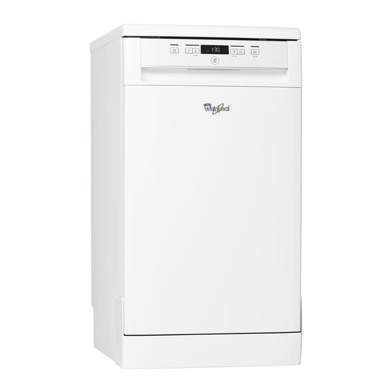 Whirlpool ADP 422 Built-in Dishwasher Manuals