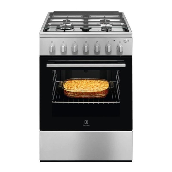 Electrolux RKG600005W Gas Cooker Manuals