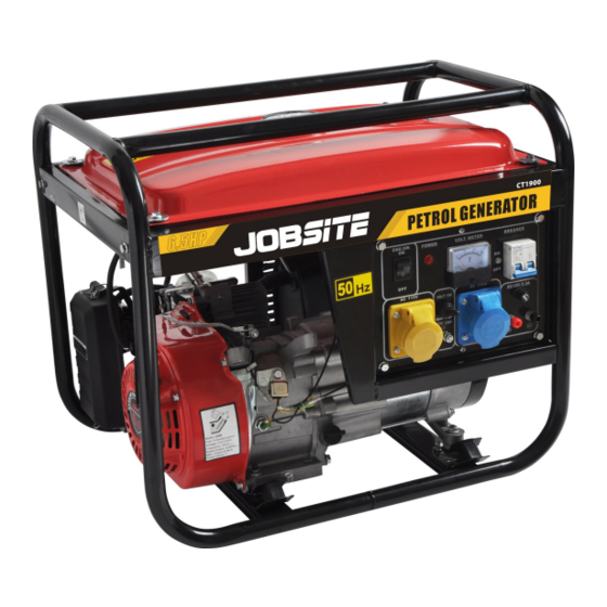 Jobsite CT1900 Portable Petrol Generator Manuals