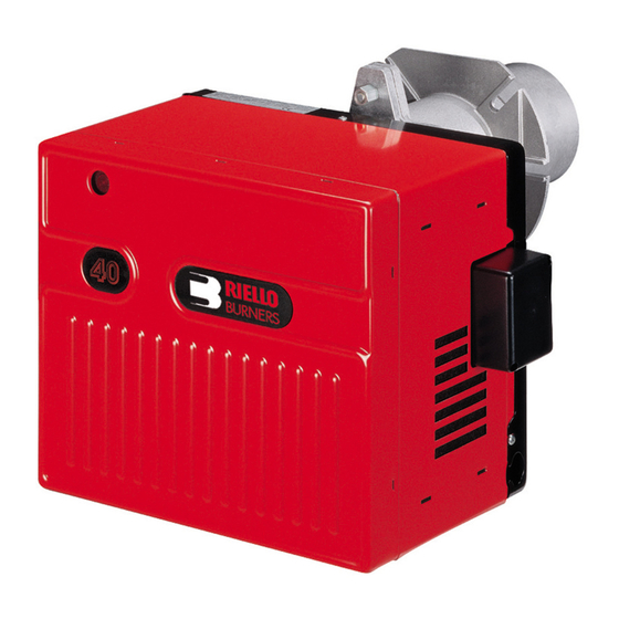 Riello Burners RL 34/1 MZ Installation, Use And Maintenance Instructions