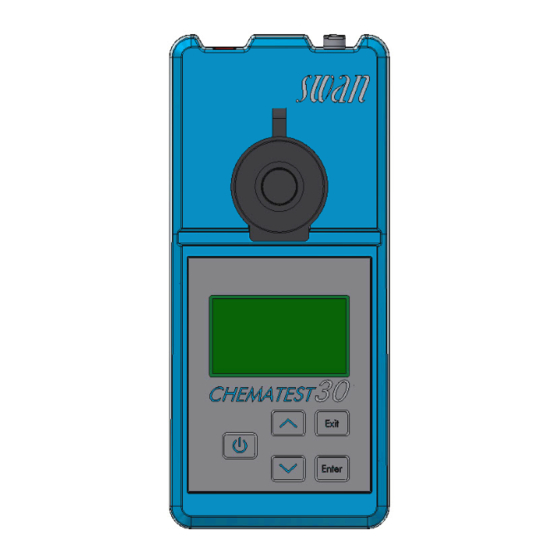 Swan Analytical Instruments Chematest 30 Operator's Manual