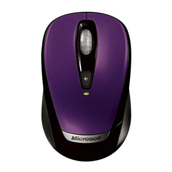 Microsoft 6BA-00026 - Wireless Mobile Mouse 3000 Manuals