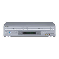 SONY HT-V1000DP - Dvd/vcr Combo Home Theater Operating Instructions Manual
