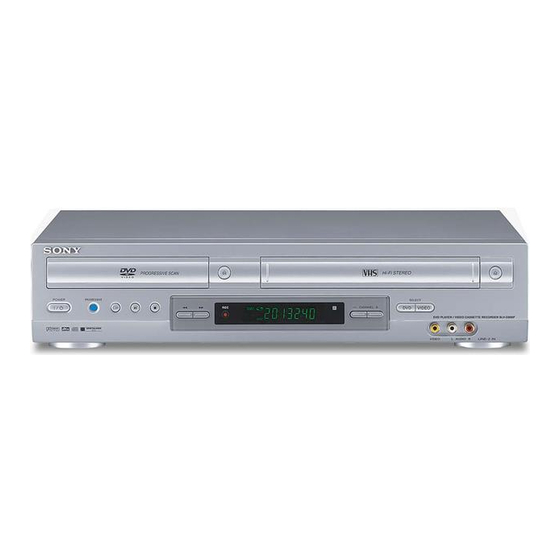 Sony SLV-D300P Service Manual